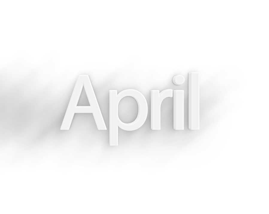 April png, word April png, April word png, April text png, April font png, word April text effects typography PNG transparent images